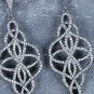 Natural Pave Diamond Designer Earring For Women 925 Silver Diamond Earring.