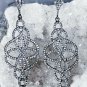 Natural Pave Diamond Designer Earring For Women 925 Silver Diamond Earring.
