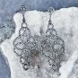 Natural Pave Diamond Designer Earring For Women 925 Silver Diamond Earring.