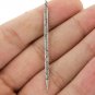 Pave Diamond 1 pc spike charm pandent 925 sterling silver,diamond finding supply
