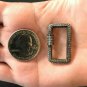 Pave Diamond Carabiner Lock 925 Silver Diamond Jewelry Clasp Rectangle Lock.