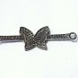 Pave Diamond Butterfly Jewelry Connector 925 Silver Diamond Necklace Connector.