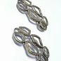 Pave Diamond Oval Jewelry Connector 925 Silver Diamond Bracelet Connector.