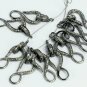 S Hook Clasps Pave Diamond Clasps Jewelry Findings For Necklace Making Supplies.