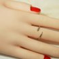 14k Gold Open Cuff Ring Stackable Garnet Ring Engagement Ring Spessartine Garnet