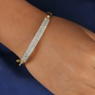 Pave Diamond Bangle 14k Gold Fine Wedding Bracelet Handmade Diamond Bracelet. Pave Diamond Bangle 14k Gold Fine Wedding Bracelet Handmade Diamond Bracelet.