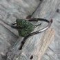 Genuine Pave Diamond Tsavorite Leaf Bracelet 925 Sterling Silver Jewelry.