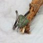 Genuine Pave Diamond Tsavorite Leaf Bracelet 925 Sterling Silver Jewelry.
