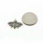 Pave Diamond Bee Charm Pendant 925 Sterling Silver Jewelry Findings Additional.