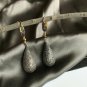 Pave Diamond Drop Earring 14k Gold&925 Silver Diamond Earring Anniversary Gift.