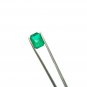 Sandawana Emerald 2.05 Cts Natural Green Emerald Cut Stone CERTIFIED Emerald.
