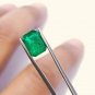 Sandawana Emerald 2.05 Cts Natural Green Emerald Cut Stone CERTIFIED Emerald.