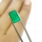 Sandawana Emerald Prong Ring 925 Silver Natural Emerald Ring Wedding Ring Gift.