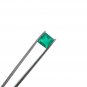 Sandawana Emerald 1.55Cts Natural Green Emerald Square Cut Stone CERTIFIED NS1.