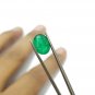 Sandawana Emerald 2.45Cts Natural Emerald Oval Stone CERTIFIED Emerald Cut Stone