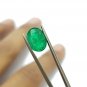 Sandawana Emerald 2.45Cts Natural Emerald Oval Stone CERTIFIED Emerald Cut Stone