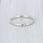 Diamond Wedding Band Round Cut Diamond Engagement Band 14k White Gold Ring.