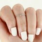 Curved Wedding Band White Gold Band Unique Chevron Band Diamond Ring 14k Gold N8