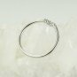 Curved Wedding Band White Gold Band Unique Chevron Band Diamond Ring 14k Gold N8