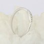 Diamond Wedding Band White Gold Band Minimalist Engagement Band 14k Gold Solid.
