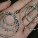 Pave Diamond Dangle Hoop Earring 925 Silver Diamond Hoop 14k Gold Earring Gift. Pave Diamond Dangle Hoop Earring 925 Silver Diamond Hoop 14k Gold Earring Gift.