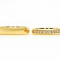 1 Carat Diamond Bridal Groom Wedding Set 14k Solid Gold Eternity Classic Bands.