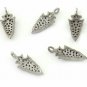 Pave Diamond Arrowhead Charm Pendant 925 Silver Minimalist Charm Pendant.