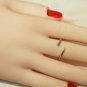 14k Gold Open Cuff Ring Stackable Garnet Ring Engagement Ring Spessartine Ring.