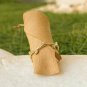 10k Solid Gold Tiny Diamond plain Vine Leaf Ring Handmade Dainty Wavy Ring NS8