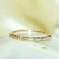 14k Solid Diamond Ring Bands Eternity Ring Birthday Diamond Stackable Bridal