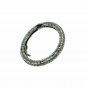 Openable Clasps 925 Silver Diamond Round Lock Handmade Round Jewelry Clasps