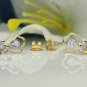 14k Solid Gold Diamond Earring Floral Shape Diamond Everyday Women Jewelry Gift.