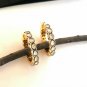 Pave Rosecut Diamond Hoop Earring 14k Gold Diamond Hoop Earring Birthday Gift.
