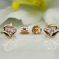 14k Solid Gold Flower Stud Earring Natural Diamond Cluster Stud Earring Jewelry.