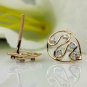 14k Solid Gold Diamond Stud Earring Birthday Gift Natural Diamond Earring Stud.