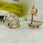 14k Solid Gold Diamond Stud Earring Birthday Gift Natural Diamond Earring Stud.