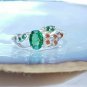 Tsavorite Garnet Ring 925 Silver Combination Ring Christmas Gift For Girlfriend.