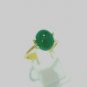 Sandawana Emerald 3.75Ct Cabochon Ring 925 Silver Green Emerald Ring CERTIFIED.