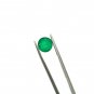Sandawana Emerald 1.15 Cts Natural Round Emerald Cut Stone CERTIFIED Excellent.
