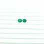 Sandawana Emerald 2Pc Set Natural Green Emerald Cut Stone Pair Rare Mine Emerald