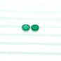Sandawana Emerald 2Pc Set Natural Green Emerald Cut Stone Pair Rare Mine Emerald