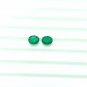 Sandawana Emerald 2Pc Set Natural Green Emerald Cut Stone Pair Rare Mine Emerald
