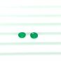 Sandawana Emerald 2Pc Set Natural Emerald Cut Stone Oval Shape CERTIFIED Stone.