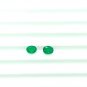 Sandawana Emerald 2Pc Set Natural Emerald Cut Stone Oval Shape CERTIFIED Stone.