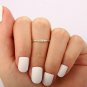 Diamond Wedding Band White Gold Band Minimalist Engagement Band 14k Gold NS89.