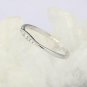 Diamond Wedding Band White Gold Band Minimalist Engagement Band 14k Gold NS89.