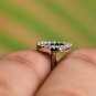 Pave Diamond Black Enamel Stud Earring 14k Gold Earring Tops Birthday Gift.