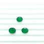 Sandawana Emerald 3Pc Natural Emerald Oval Shape CERTIFIED Emerald Cut Stone.