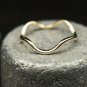 14k Solid Gold Plain Band Ring Knuckle Charm Delicate Ring Minimalist Gift NS878