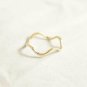 14k Solid Gold Plain Band Ring Knuckle Charm Delicate Ring Minimalist Gift NS878